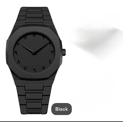 Picture of Arabic Aura Watch Black Modern Creative Design Watch For Men
