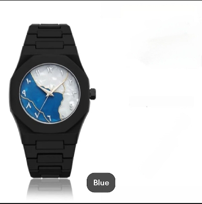 Picture of Arabic Aura Watch Black Modern Creative Design Watch For Men
