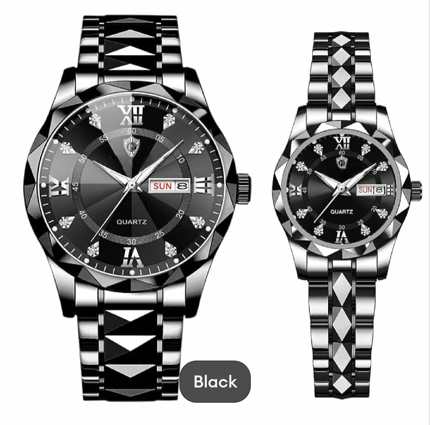 Picture of NEW BINBOND New 2521 Model Relogio Masculino Stainless Steel Luminous Calendar Quartz Couple Watch