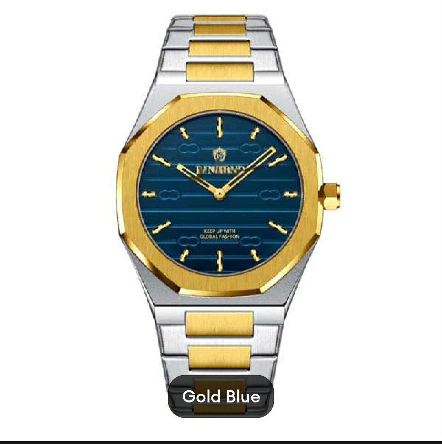 Picture of BINBOND 818 Luxury Fashion Men's Quartz Watch Octagonal Waterproof Night Light Business Men's Quartz Watch