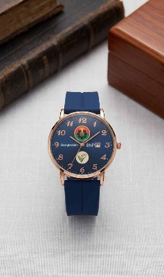 Picture of Lavish indulgent Fashionable Watch Silicone Band Quartz Analog Wrist Watch For Men