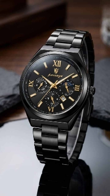 Picture of POEDAGAR 997 Luxury Men's Wristwatch Luminous Waterproof Chronograph Watch for Men Stainless Steel Quartz Watches for Mens