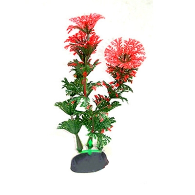 Picture of Artificial Plastic Plant for Aquarium Decoration RED or Yellow - 1PCS  Yellow