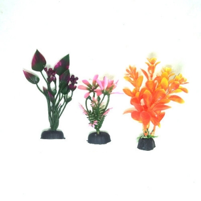 Picture of Water Weeds Plastic Simulation Grass Aquarium Decoration Artificial Plant (3 pcs Combo)  150 gm