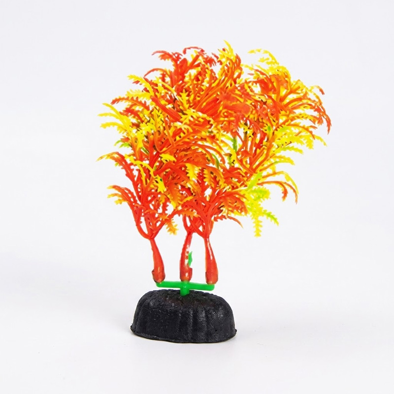 Picture of Fish Tank Artificial Plastic Aquarium Decorations Plant 1  Pcs  Green