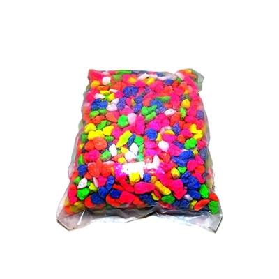 Picture of Aquarium Decoration Multi-color Stone Pebbles, Flower Vase decoration stone (100gm)  100gm
