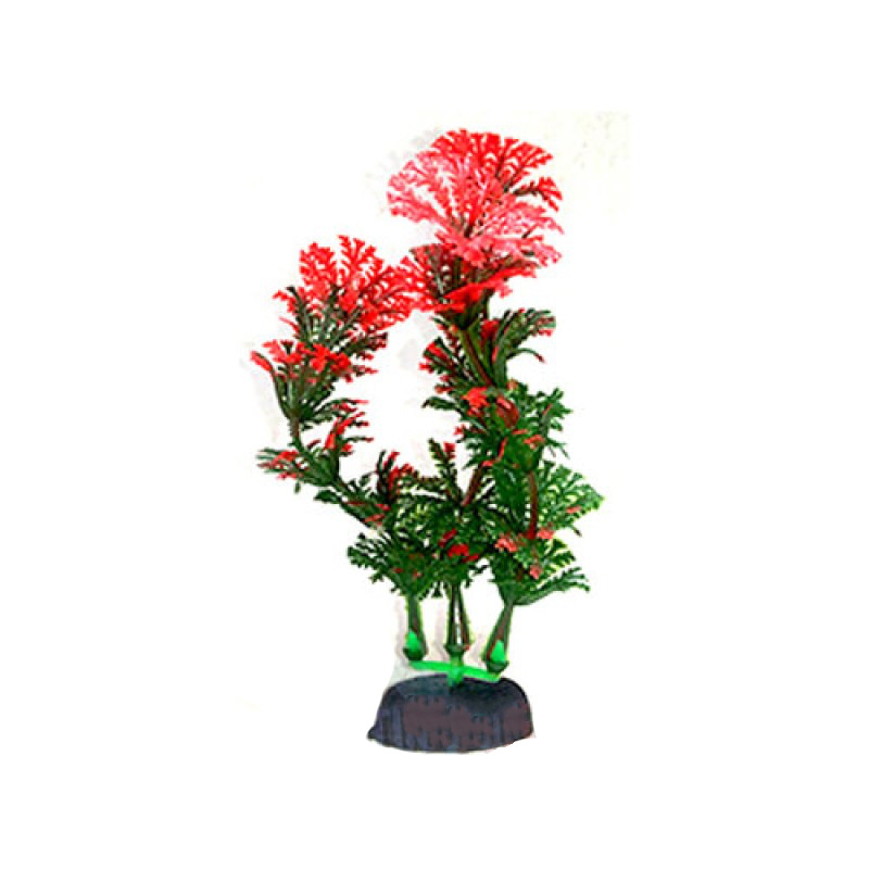 Picture of Artificial Plastic Plant for Aquarium Decoration RED or Yellow - 1PCS  Yellow