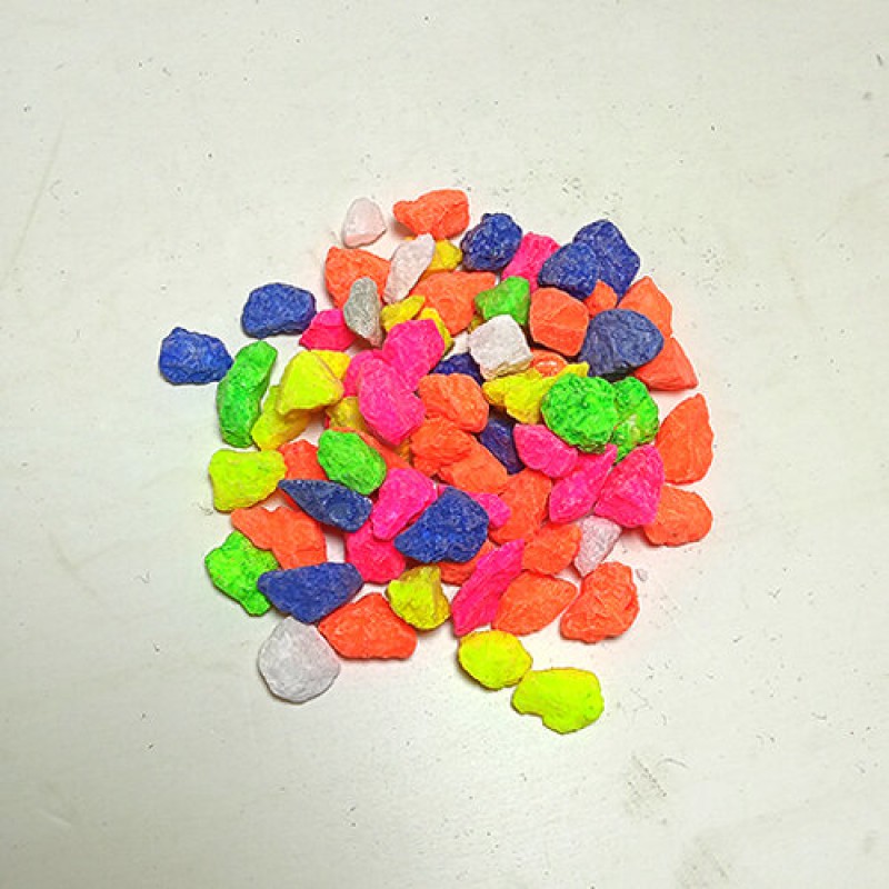 Picture of Multi Color Marble Stone for Fish Jar or Aquarium Fish Tank Decoration (100gm)