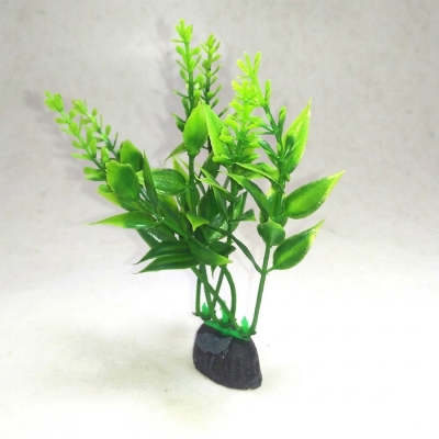 Picture of Aquarium Decoration Plastic plant Green Farn Plant  100 gm