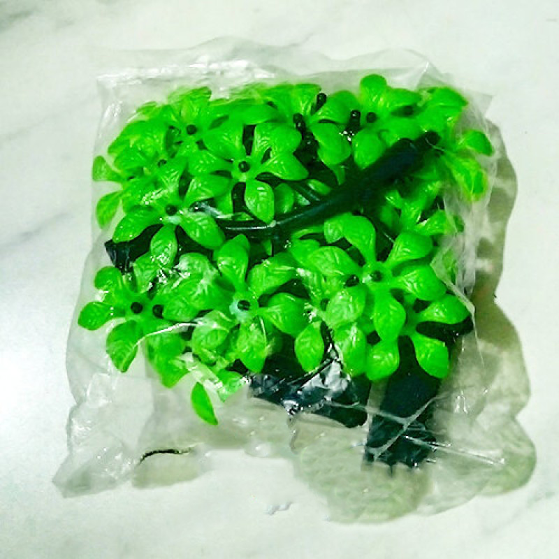 Picture of Aquarium Artificial Bonsai Plastic Botgas Plant for Fish Tank Decoration  100 gm