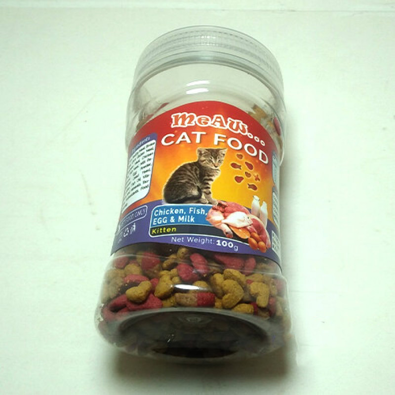 Picture of Kitten Cat Food for Deshi CAT 100gm (Milk, Fish & Chicken Flavored) 100 gm Multicolor