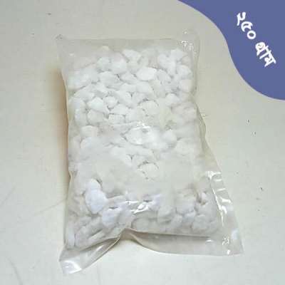 Picture of White Marbel Stone for Aquarium Decoration (250gm) or flower potted decoration  250 gm