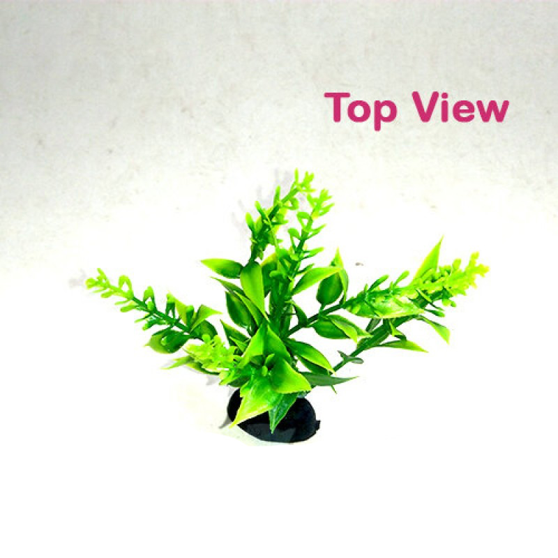 Picture of Aquarium Decoration Plastic plant Green Farn Plant  100 gm
