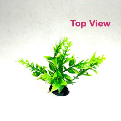 Picture of Aquarium Decoration Plastic plant Green Farn Plant  100 gm