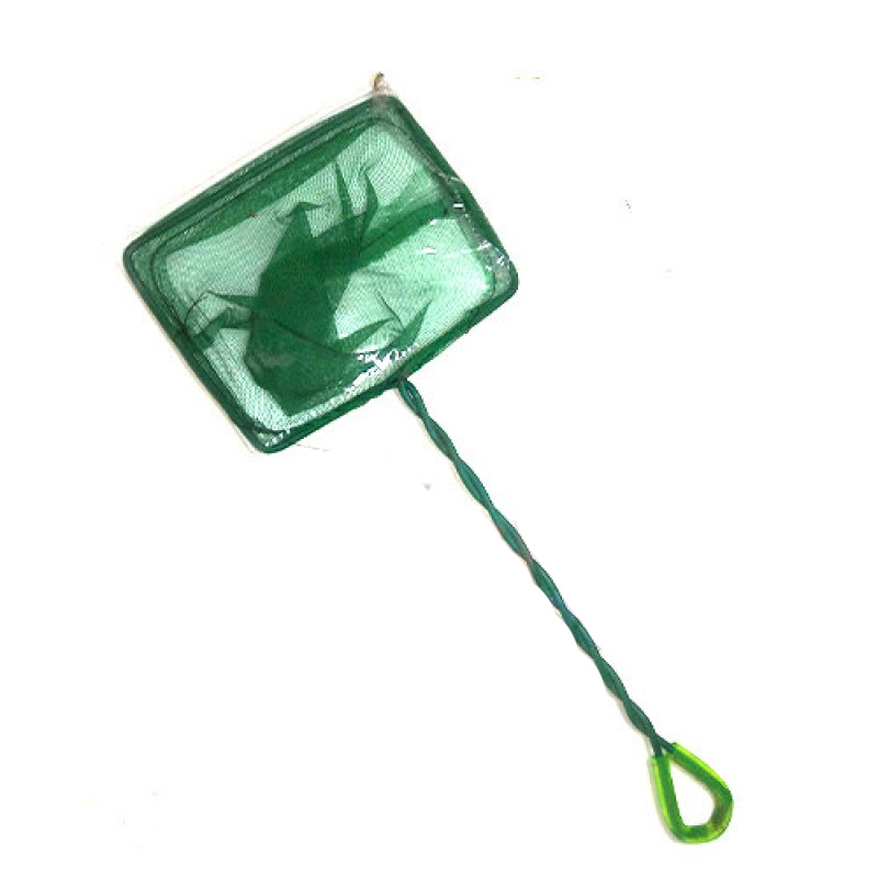 Picture of Fish Tank Net Plastic Aquarium fish Transferring net 5 inch 100 gm Green