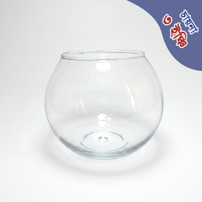 Picture of Mini Fighter Fish Aquarium 3 Inches Fish Jar for 1 Betta fish Bowl 150 gm 