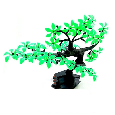 Picture of Aquarium Artificial Bonsai Plastic Botgas Plant for Fish Tank Decoration  100 gm