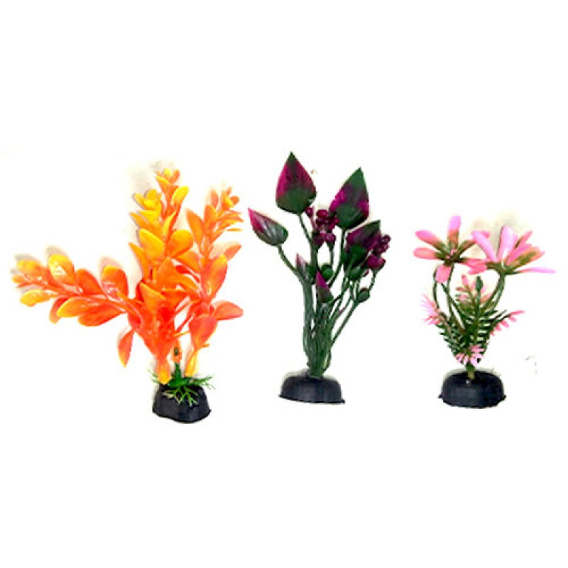Picture of Water Weeds Plastic Simulation Grass Aquarium Decoration Artificial Plant (3 pcs Combo)  150 gm