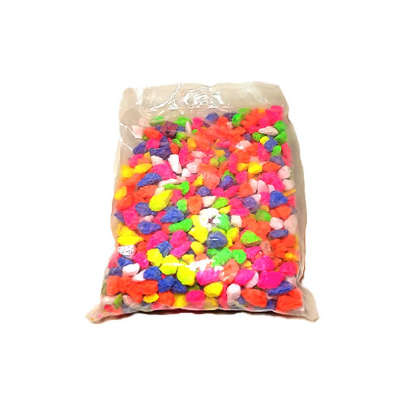 Picture of Multi Color Marble Stone for Fish Jar or Aquarium Fish Tank Decoration (500gm)