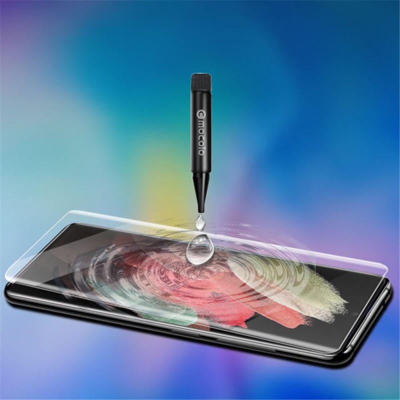 Picture of For Samsung Galaxy S21 Ultra 5G UV TEMPERED GLASS SCREEN PROTECTOR - CLEAR-Only For Samsung Galaxy S21 Ultra