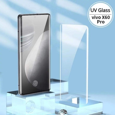 Picture of Premium Real Tempered Glass UV Screen Protector For Vivo X60 Pro-Vivo X60 Pro