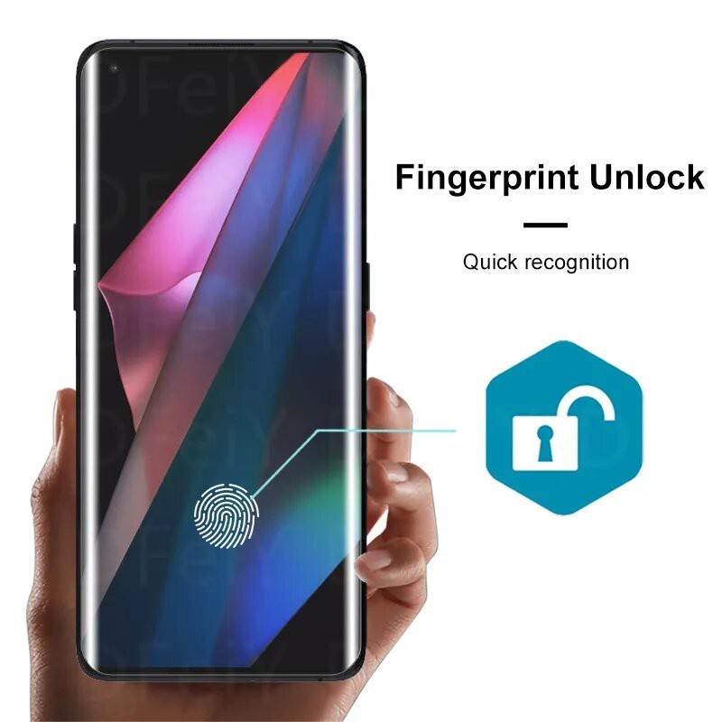Picture of Premium Real Tempered Glass UV Screen Protector For OPPO Find X3 / X3 Pro-Find X3 X3 Pro
