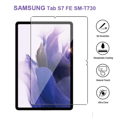 Picture of Tempered Glass For Samsung Tab S7 FE 12.4 2021 T730 Screen Protector For Samsung Galaxy tab S7 FE 12.4  SM-T730, T736B-Galaxy Tab S7 FE
