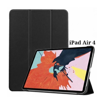 Picture of Smart Case For Apple iPad Air 4 (2020) - A2072, A2324 - synthetic Leather-Black -Black