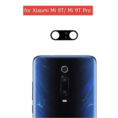 Picture of For Xiaomi Mi 9T/ 9T Pro Camera Glass Lens Back Rear Camera Lens Replacement Repair Spare Parts-Black