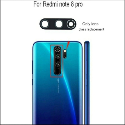 Picture of For Xiaomi Mi Redmi Note 8 Pro Camera Glass Lens Back Rear Camera Lens Replacement Repair Spare Parts-Black