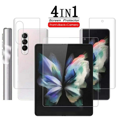 Picture of Samsung Galaxy Z Fold3 Full Set Screen + Back 4in1 Screen Protector Film-Samsung Galaxy Z Fold3 5G