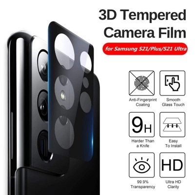 Picture of 3D Full Camera Lens Protector Tempered Glass Guard For Samsung Galaxy S21 Ultra-Samsung Galaxy S21 Ultra