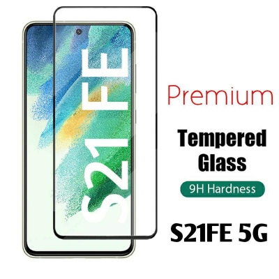 Picture of Premium Scratch Proof Curve Tempered Glass Screen Protector For Samsung Galaxy S21 FE 5G (S21FE)-Samsung Galaxy S21FE 5G