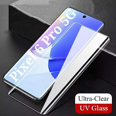 Picture of Premium Scratch Resistant Real Tempered Glass UV Screen Protector For Pixel 6 Pro 5G-Pixel 6 Pro 5G