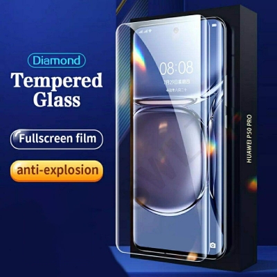 Picture of Premium Scratch Resistant Real Tempered Glass UV Screen Protector For Huawei P50 Pro-Huawei P50 Pro