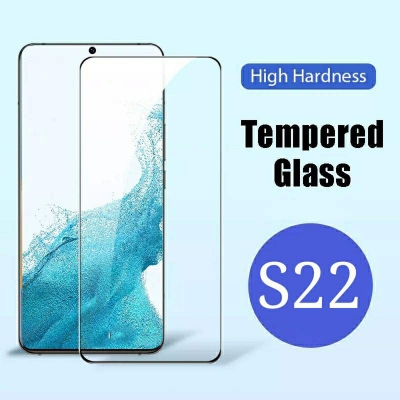 Picture of For Samsung Galaxy S22 5G SM-901 6.1 inches Scratch Proof Full Coverage Curve Tempered Glass Screen Protector - Black-Samsung Galaxy S22 5G