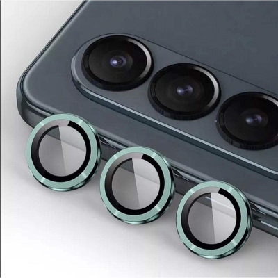 Picture of 3PCS Ring Camera Lens Protector Aluminum with Tempered Glass For Samsung Galaxy Z Fold 4 5G-Black