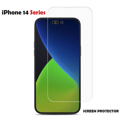 Picture of Apple iPhone 14 / 14 Plus / 14 Pro / 14 Pro Max Clear Tempered Glass Screen Protector