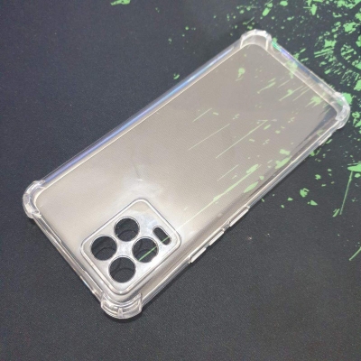 Picture of For Realme 8/8 Pro 4G Silicone Airbag Cover Shockproof Transparent Protective Clear Back Cover Tpu Case - Phone Back Cover-Transparent