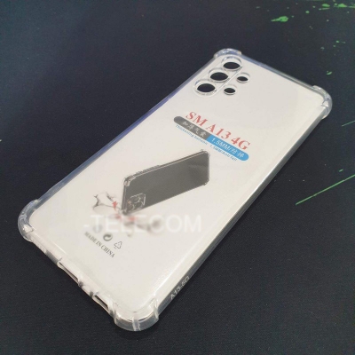 Picture of For Samsung Galaxy A13 4G Silicone Airbag cover Shockproof Transparent Protective Clear Back Cover TPU Case-Transparent