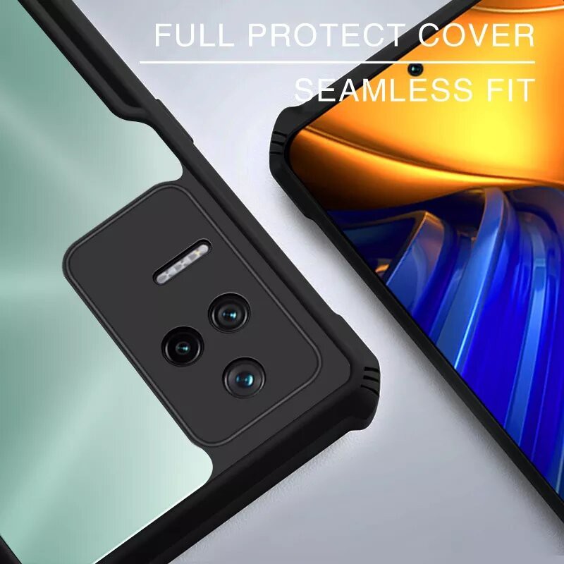 Picture of Shockproof Slim Fit Bumper Back Case For Xiaomi Mi K40S / POCO F4 5G – Black