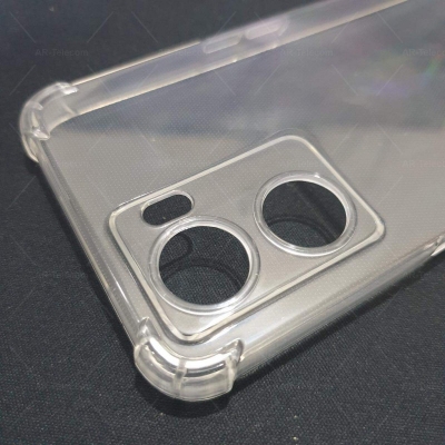 Picture of For oppo A57 4G Silicone Airbag cover Shockproof Transparent Protective Clear Back Cover TPU Case-Transparent
