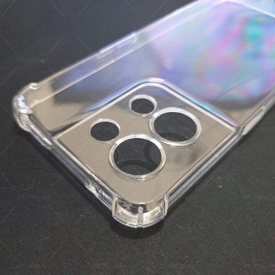 Picture of For Oppo Reno 8 5G Silicone Airbag cover Shockproof Transparent Protective Clear Back Cover TPU Case-Oppo Reno 8