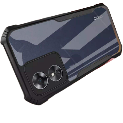 Picture of Shockproof Slim Fit Bumper Back Case For OPPO A17 4G – Black