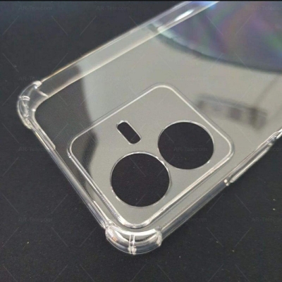 Picture of For vivo Y22 / Y22s Silicone Airbag cover Shockproof Transparent Protective Clear Back Cover TPU Case-Transparent