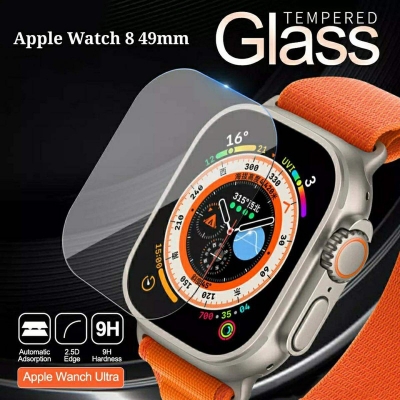 Picture of Tempered Glass Screen Protector For Apple Watch 8 Pro Ultra 49mm-Transparent
