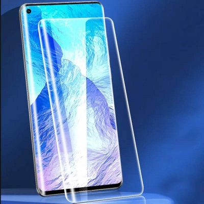 Picture of Premium Scratch Resistant Real Tempered Glass UV Screen Protector For Motorola Edge + Plus 2020-Motorola Edge Plus