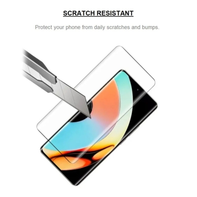 Picture of Premium Scratch Resistant Real Tempered Glass UV Screen Protector For Realme 10 Pro+ Plus-Realme 10 Pro, Plus