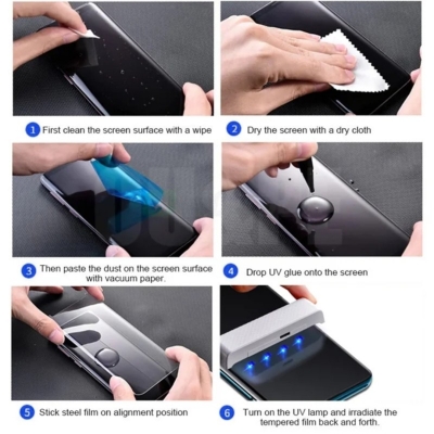 Picture of Premium Scratch Resistant Real Tempered Glass UV Screen Protector For Realme 10 Pro+ Plus-Realme 10 Pro, Plus