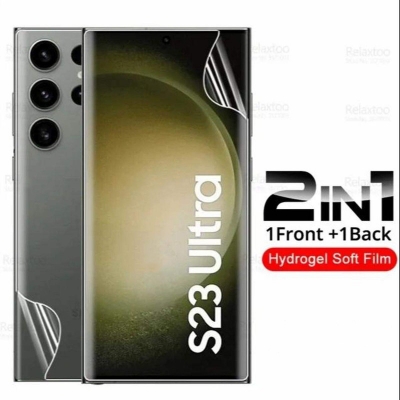 Picture of 2in1 Combo Front+Back Hydrogel HD Screen Protector film For Samsung Galaxy S23 Ultra-S23 Ultra